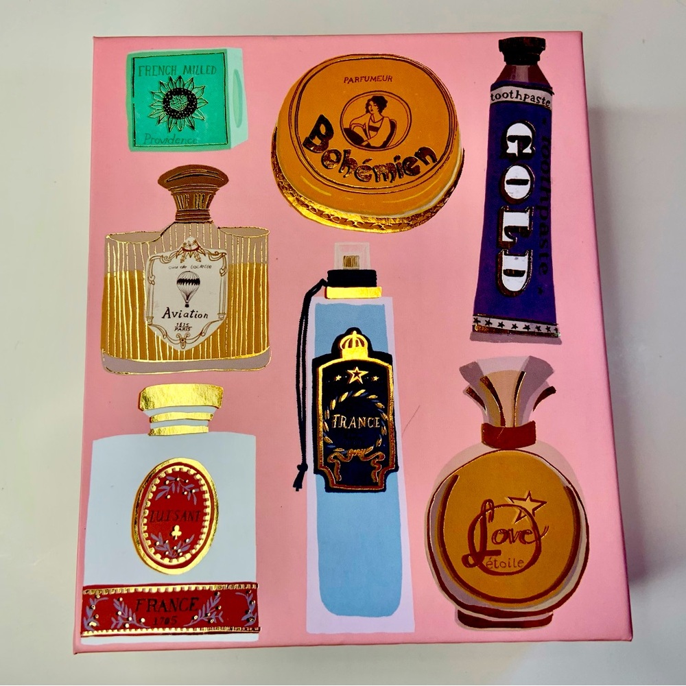 Anisa Makhoul - Pink Belle Epoque Thank You Notecards Blank Greeting Cards